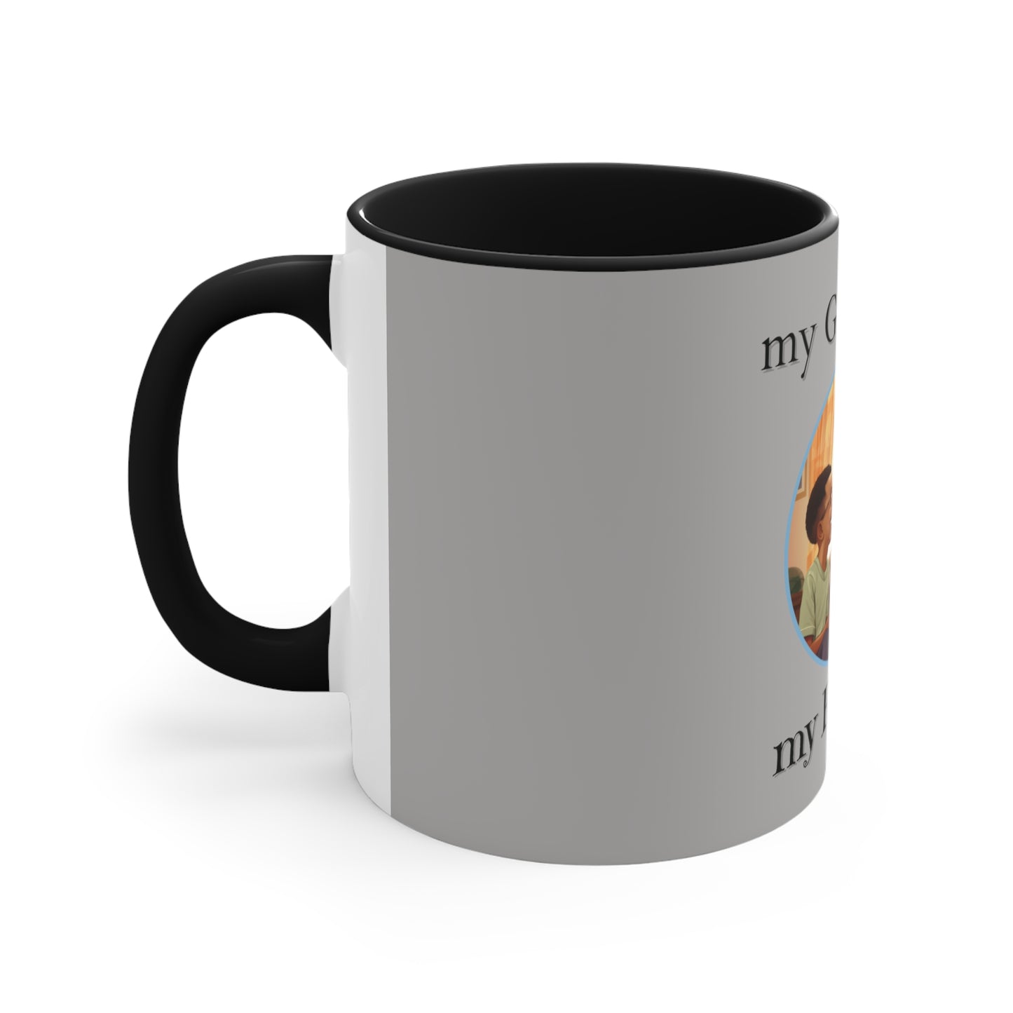 My Grandpa My Future Accent Coffee Mug, 11oz