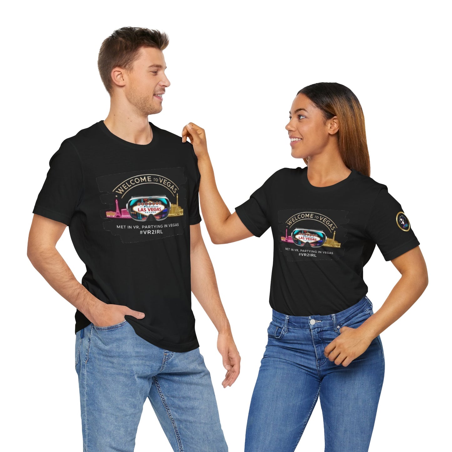 VEGAS Unisex Jersey Short Sleeve Tee