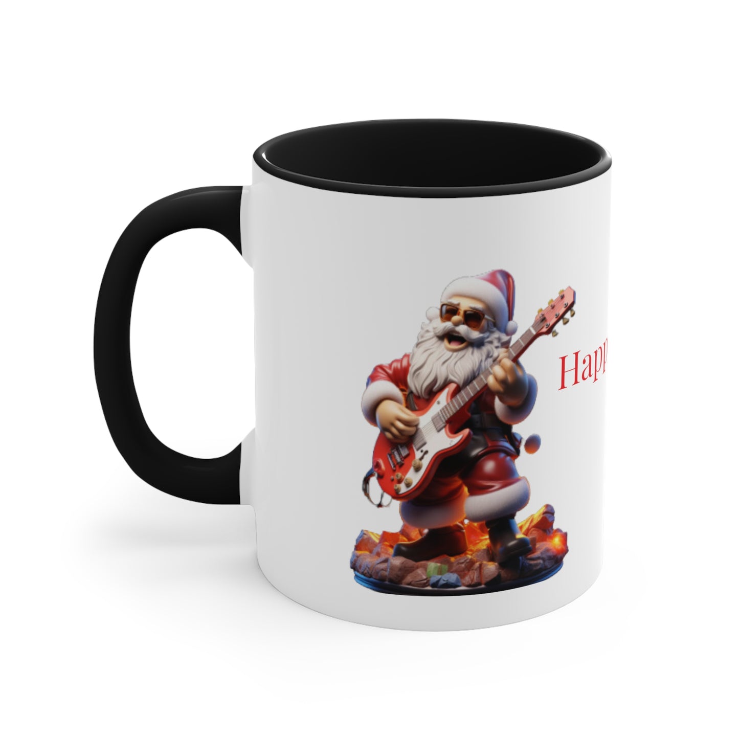 Santa Clause Accent Coffee Mug, 11oz