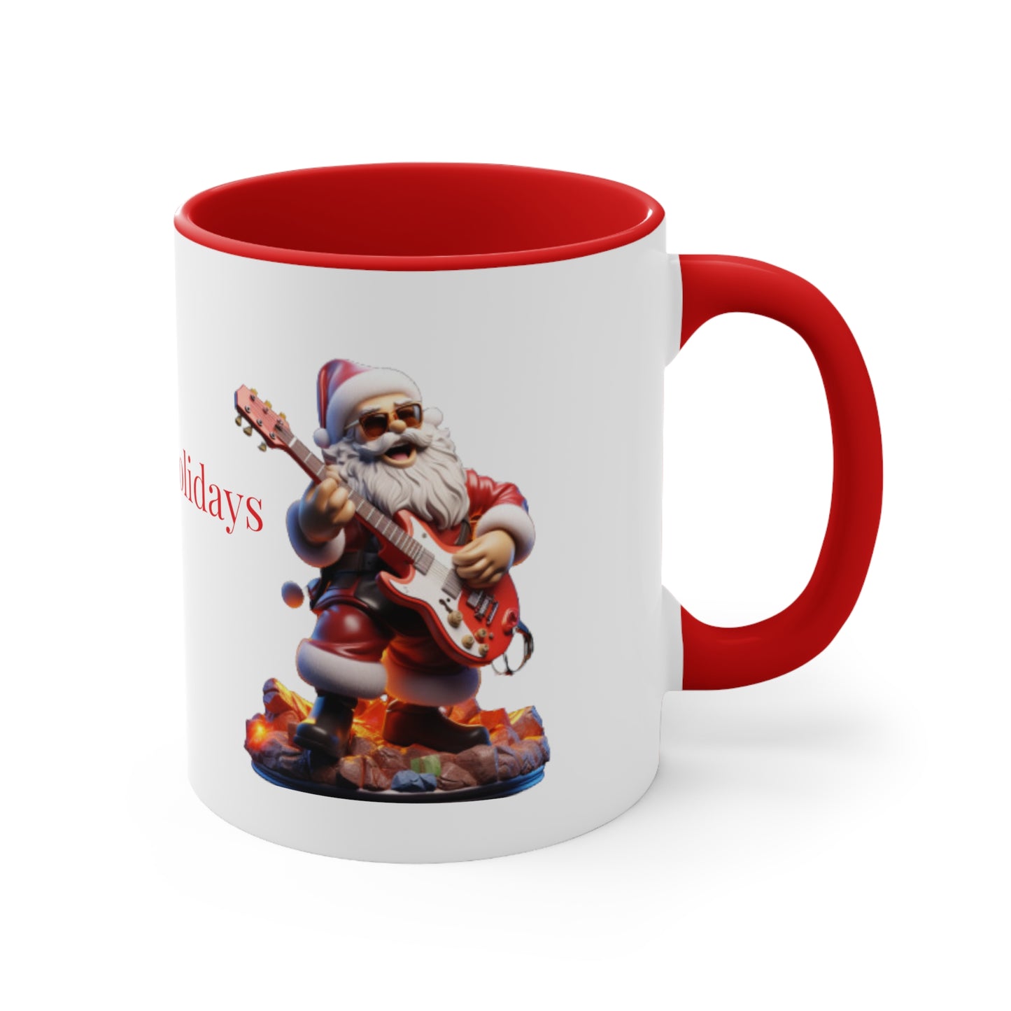 Santa Clause Accent Coffee Mug, 11oz