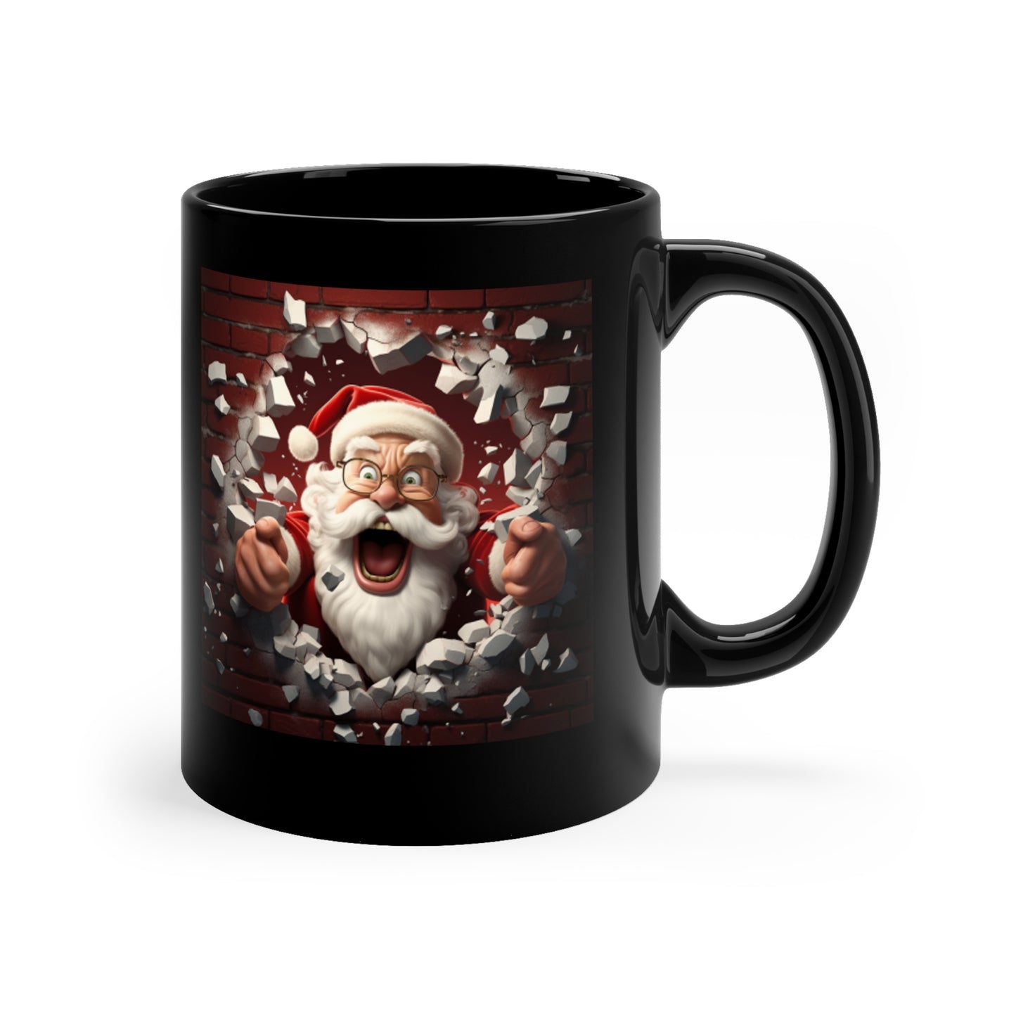 Santa Clause Mug 11oz Black Mug