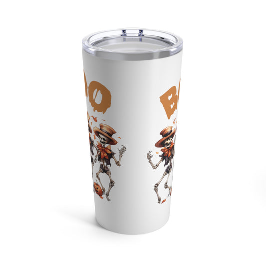 BOO Skeleton Halloween Tumbler 20oz