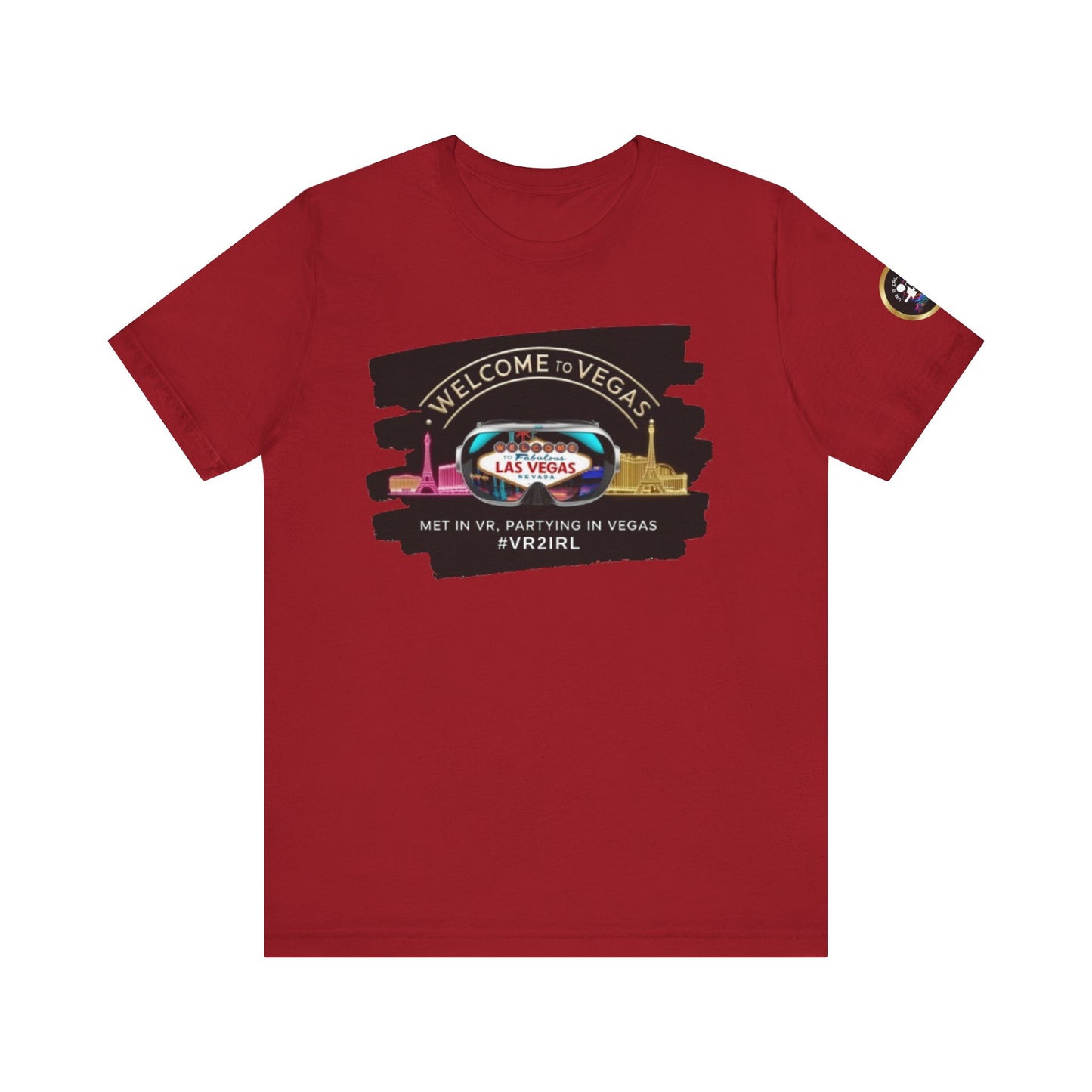VEGAS Unisex Jersey Short Sleeve Tee
