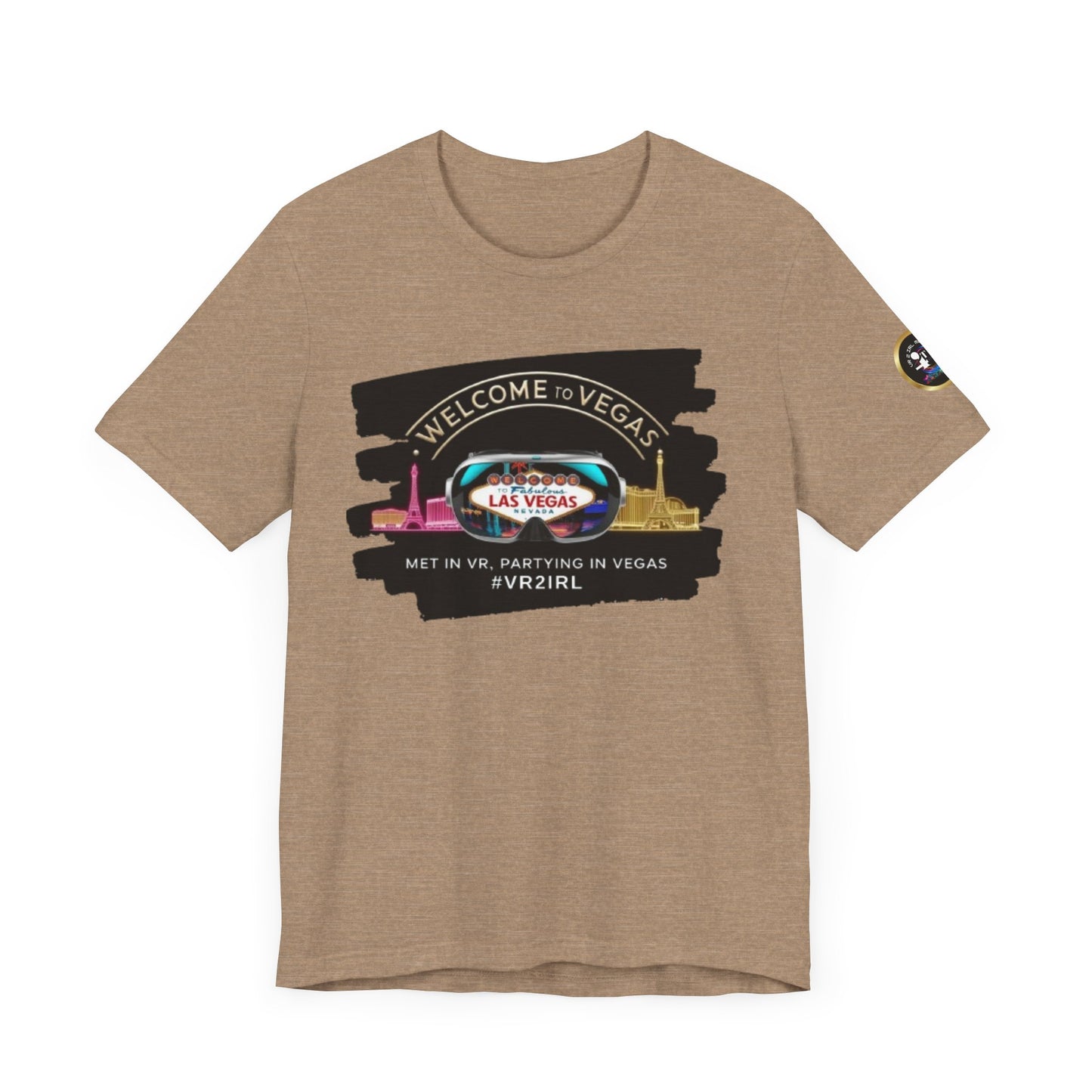 VEGAS Unisex Jersey Short Sleeve Tee