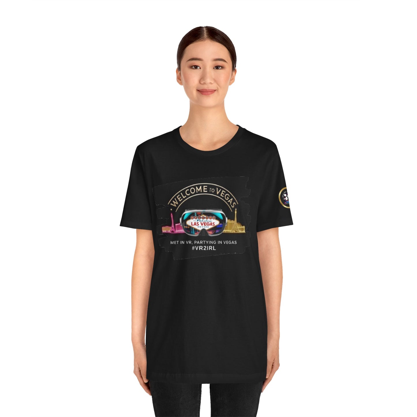 VEGAS Unisex Jersey Short Sleeve Tee