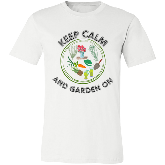 Keep Calm And Garden On T-Shirt