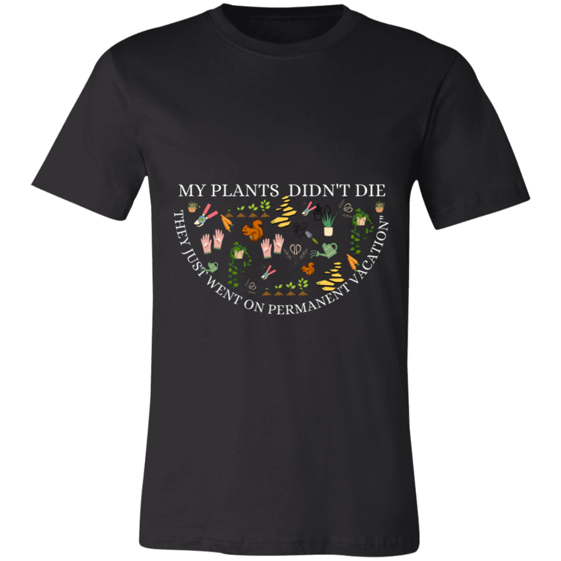 Plant T-shirt|Garden|Farmers|Botanical shirt|Flowers|3001C Unisex Jersey Short-Sleeve T-Shirt