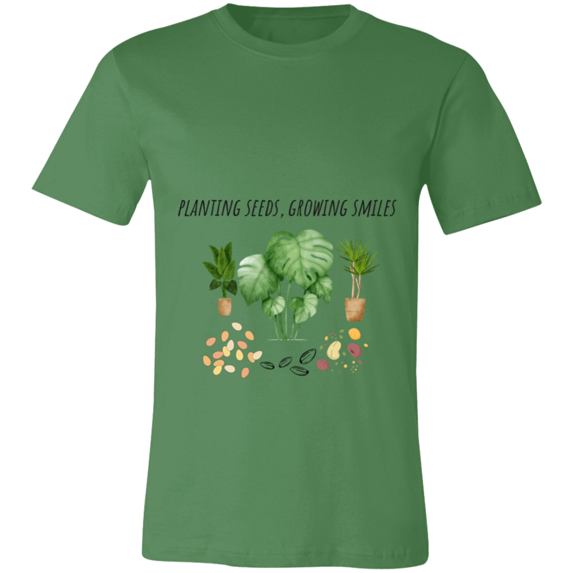 Planting Seeds Growing Smiles T-Shirt_Black Letters