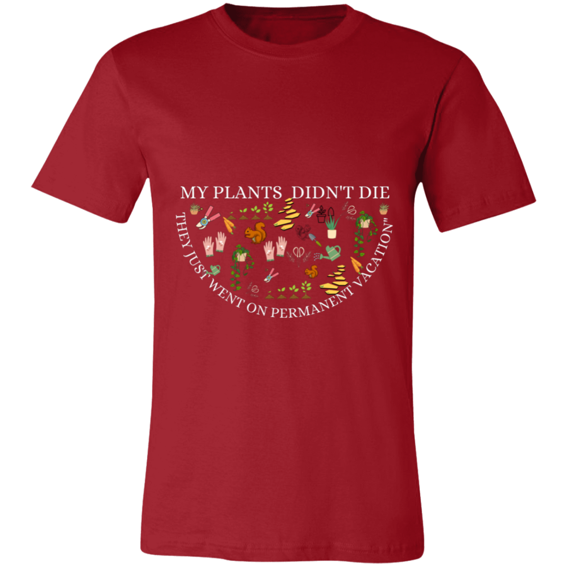 Plant T-shirt|Garden|Farmers|Botanical shirt|Flowers|3001C Unisex Jersey Short-Sleeve T-Shirt