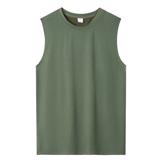 Mens Gym Tank top Men Fitness Sleeveless Shirt Male Mesh Breathable Fitness Sports Vest Undershirt Gyms Running Vest Men