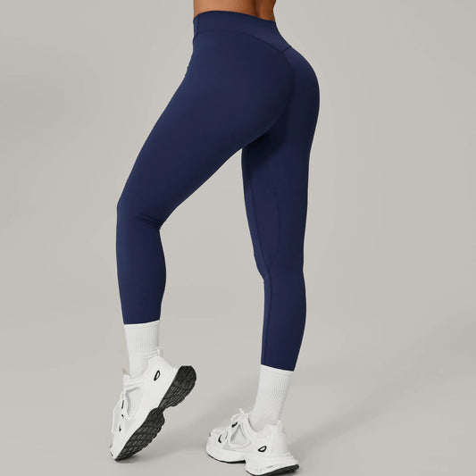 Gym Yoga Pants Women Sports Clothes Stretchy High Waist Athletic Exercise Fitness Leggings Sports Activewear Seamless Leegings