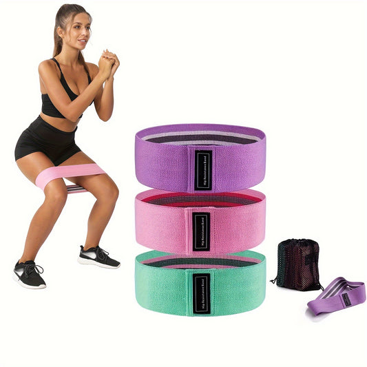 Butt Lifter Yoga Resistance Bands for Fitness Squats, Latex Non-Slip Elastic Band Suitable for Hip Training, Gym Workout Tension Straps