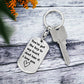 Drive Safe Dogtag| Keychain for Boyfriend| Husband| Christmas |Valentines Day| Gifts for Him Boyfriend Husband