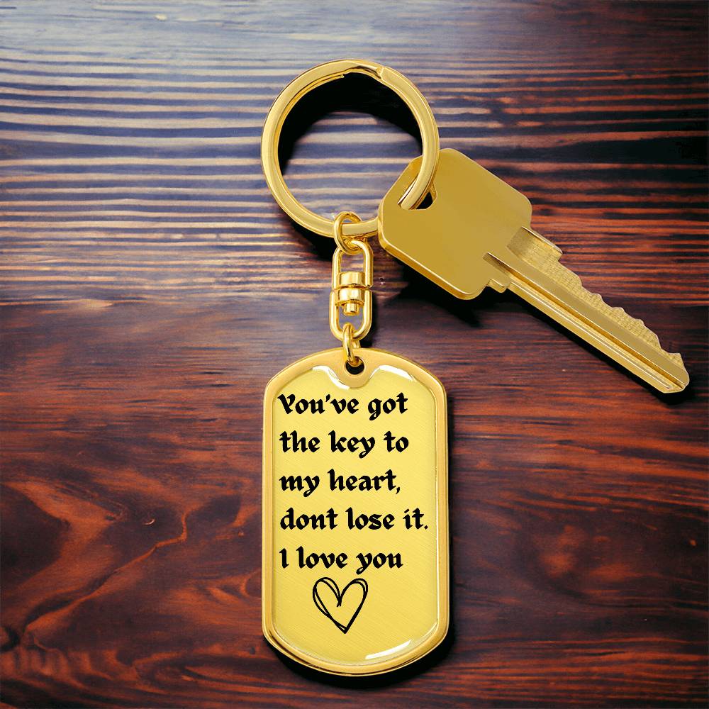 Drive Safe Dogtag| Keychain for Boyfriend| Husband| Christmas |Valentines Day| Gifts for Him Boyfriend Husband