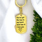 Drive Safe Dogtag| Keychain for Boyfriend| Husband| Christmas |Valentines Day| Gifts for Him Boyfriend Husband