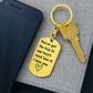 Drive Safe Dogtag| Keychain for Boyfriend| Husband| Christmas |Valentines Day| Gifts for Him Boyfriend Husband