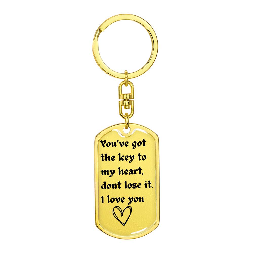 Drive Safe Dogtag| Keychain for Boyfriend| Husband| Christmas |Valentines Day| Gifts for Him Boyfriend Husband