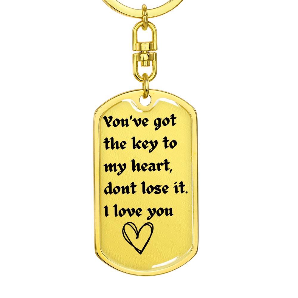 Drive Safe Dogtag| Keychain for Boyfriend| Husband| Christmas |Valentines Day| Gifts for Him Boyfriend Husband