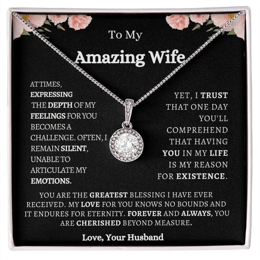 WifeNecklace|Anniversary|Birthday|Soulmate|Partner|HusbandNecklaceToWife|