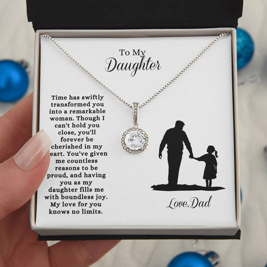 Eternal Hope Necklace|Wedding|Birthday|Daughter Necklace|DaddyDaughterGift