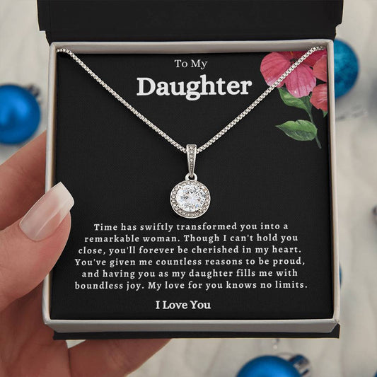 ETERNAL HOPE NECKLACE|Father Daughter Necklace|Wedding|Birthday|Graduation|