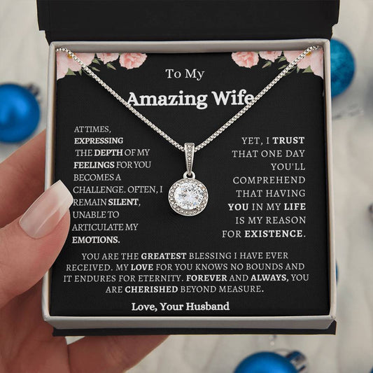 WifeNecklace|Anniversary|Birthday|Soulmate|Partner|HusbandNecklaceToWife|