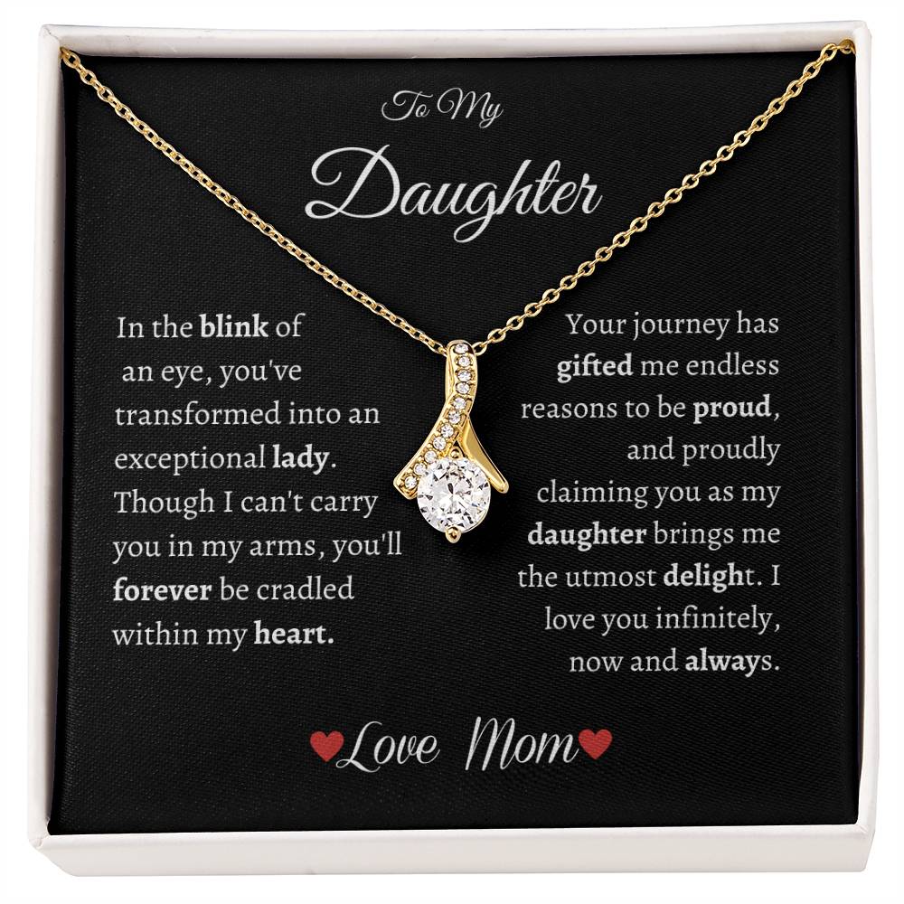 MotherDaughterNecklace|ProudMom|Birthday|Wedding|Gift|DaughterNecklace