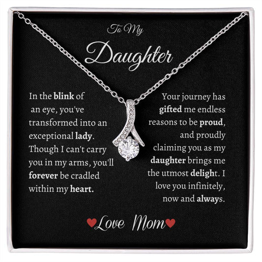 MotherDaughterNecklace|ProudMom|Birthday|Wedding|Gift|DaughterNecklace