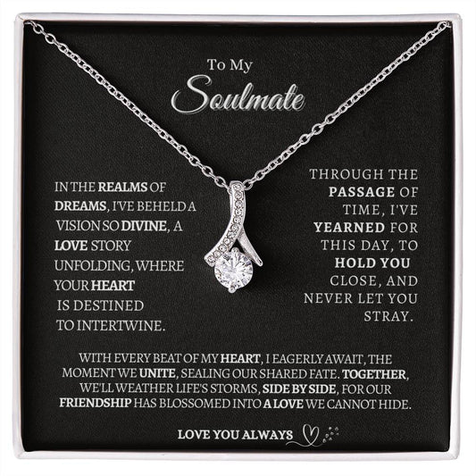 ForeverTogether|EternalBond|HeartfeltJewelry|To My Soulmate|Pendant|Girlfriend|To My Lady|BeautyNecklace|LoveStoryJewels|Gifts|CherishedConnection