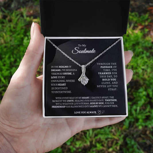 ForeverTogether|EternalBond|HeartfeltJewelry|To My Soulmate|Pendant|Girlfriend|To My Lady|BeautyNecklace|LoveStoryJewels|Gifts|CherishedConnection