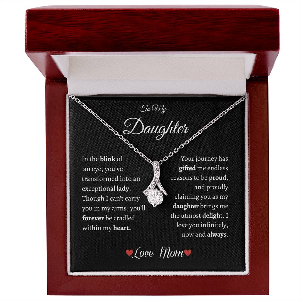 MotherDaughterNecklace|ProudMom|Birthday|Wedding|Gift|DaughterNecklace