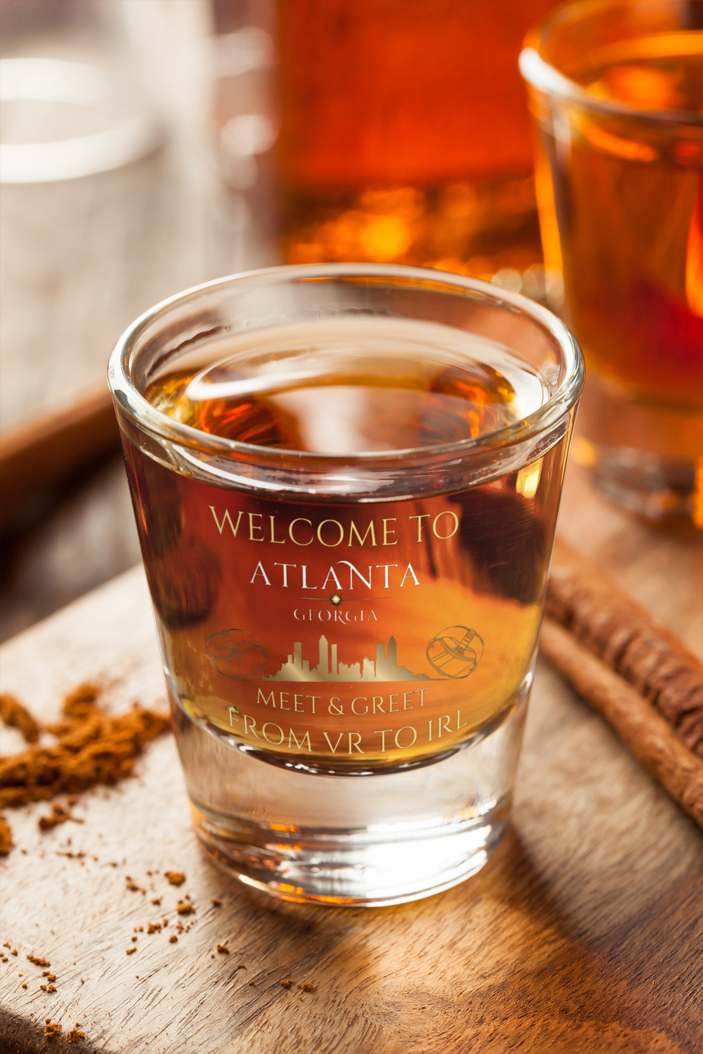 Welcome To Atlanta Shot Glass, 1.5oz